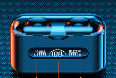  Ασύρματο ακουστικό bluetooth με κουτί φόρτισης