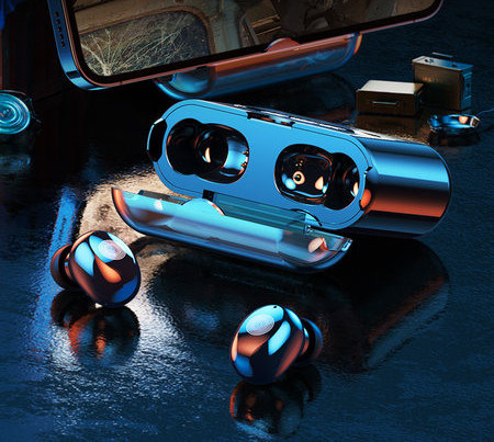  Ασύρματο ακουστικό bluetooth με κουτί φόρτισης