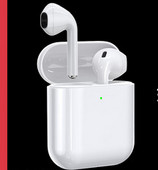 Ασύρματα ακουστικά bluetooth σε λευκό χρώμα