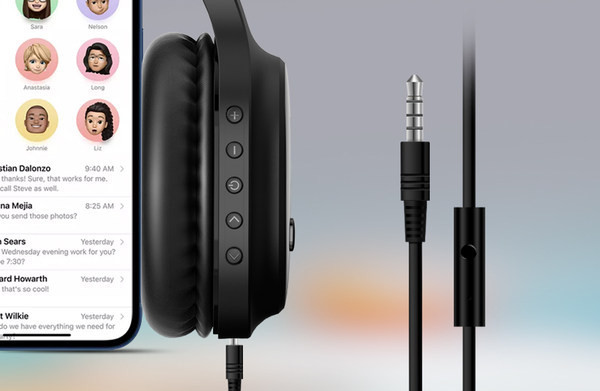 Slušalice s FM radiom bijele i crne