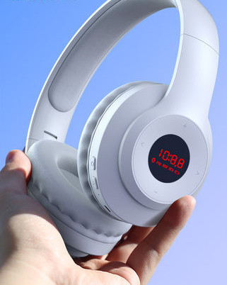 Összecsukható Bluetooth headset FM rádióval