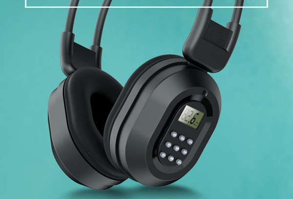 Vezeték nélküli fejhallgató FM rádióval és Bluetooth-al