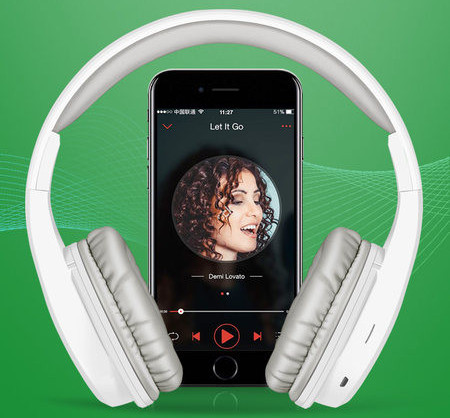 Bluetooth headset FM adóval