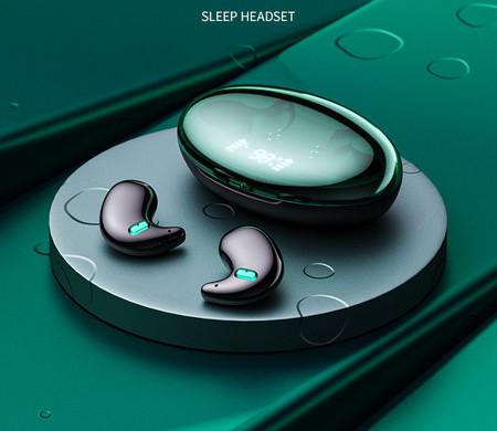 Vezeték nélküli Bluetooth headset dobozával