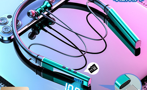 Vezeték nélküli Bluetooth fejhallgató sportoláshoz