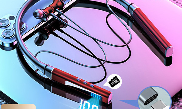 Ασύρματο ακουστικό Bluetooth με Micro SD