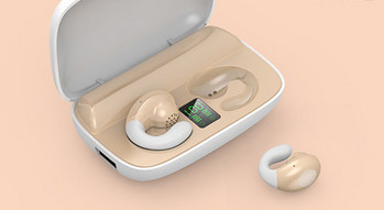 Нов модел bluetooth слушалки с кутия тип тапи