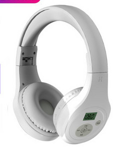 Kokkupandav juhtmevaba Bluetooth-peakomplekt koos FM-raadioga