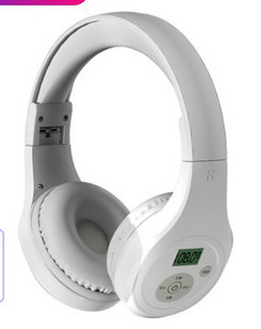 Kokkupandav juhtmevaba Bluetooth-peakomplekt koos FM-raadioga