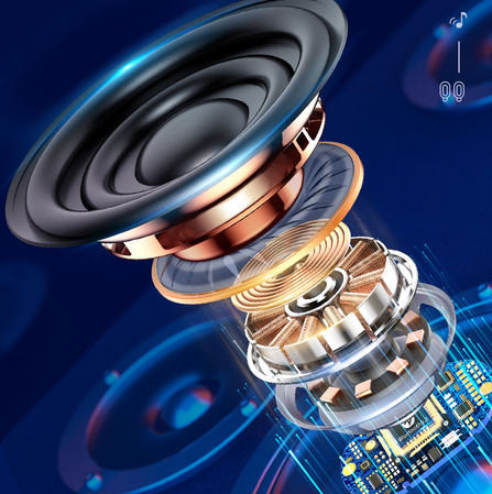 Vezeték nélküli bluetooth fejhallgató hosszú akkumulátor-üzemidővel és zenehallgatással