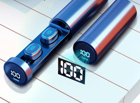 Vezeték nélküli bluetooth fejhallgató hosszú akkumulátor-üzemidővel és zenehallgatással