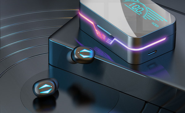 Bluetooth ausinės su belaidžiu įkrovimu