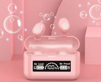 Belaidės Bluetooth ausinės su įkrovimo dėžute