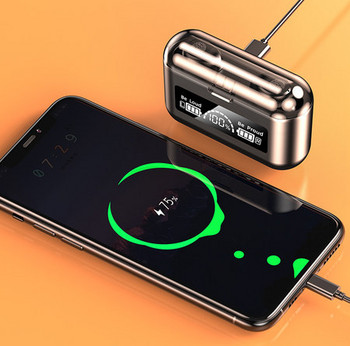 Безжични Bluetooth слушалки с кутия за зареждане 