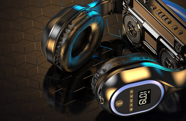 Bluetooth headset FM rádióval