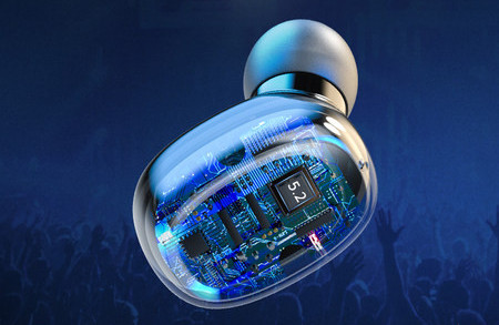 Vezeték nélküli Bluetooth headset Powerbankkal