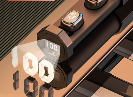 Vezeték nélküli Bluetooth headset Powerbankkal