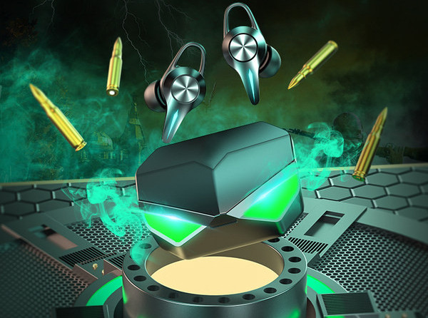 Bluetooth headset Powerbankkal