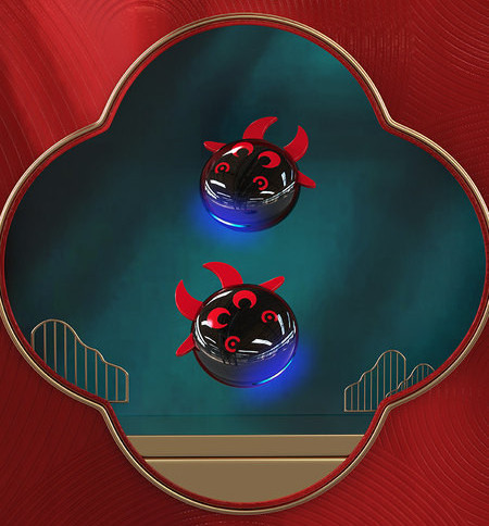 Нов модел безжични bluetooth слушалки с различни форми на животно