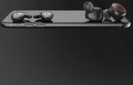 vezeték nélküli Bluetooth headset hosszú akkumulátor-üzemidővel, sportoláshoz is alkalmas