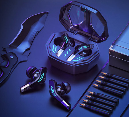 Vezeték nélküli Bluetooth fejhallgató hosszú akkumulátor-üzemidővel – játékra alkalmas