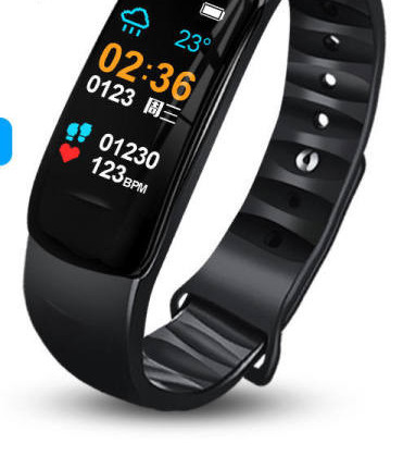 Fitness narukvica s pedometrom - mjerenje otkucaja srca