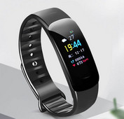 Водоустойчива гривна със силиконова каишка -измерваща сърдечния ритъм и кръвното налягане