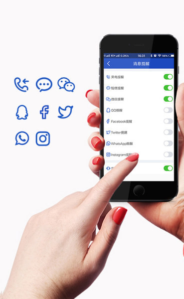 Спортна Smart гривна със силиконова каишка