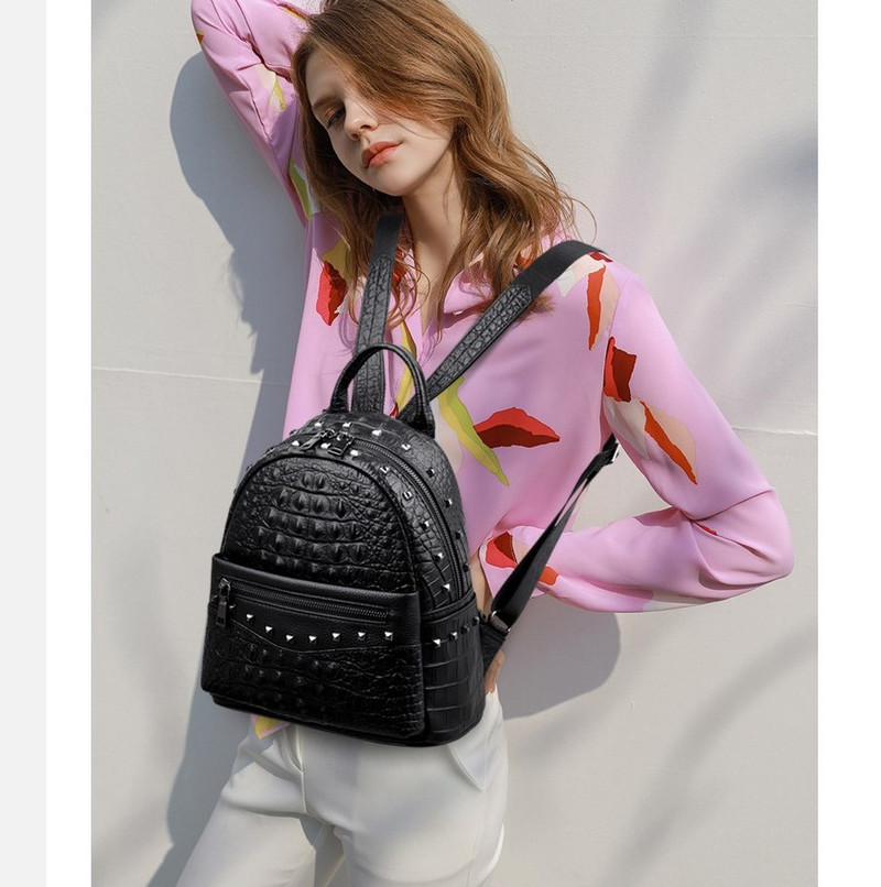 Дамска раница Darsia Естествена кожа