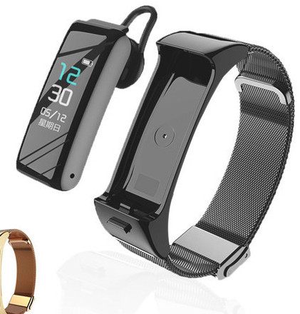 Sportinė apyrankė su Bluetooth ir žingsniamačiu