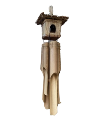 Вятърен звънец, Квадратна къща, Бамбуков, 50 см