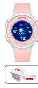 Спортен водоустойчив часовник със силиконова каишка