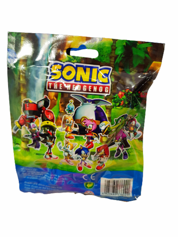 Фигурка изненада Sonic, Пластмасова, Многоцветна