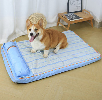 Лятна  постелка за кучета с възглавничка
