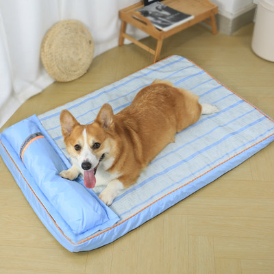 Лятна  постелка за кучета с възглавничка