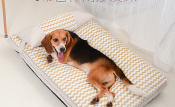 Кучешко лятно легло с възглавничка