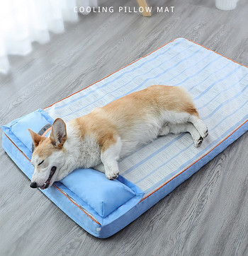 Καλοκαιρινό κρεβάτι για σκύλους με μαξιλάρι