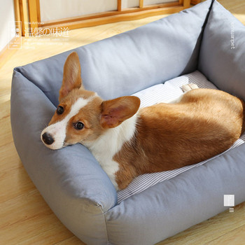 Καλοκαιρινό υφασμάτινο κρεβάτι για σκύλους
