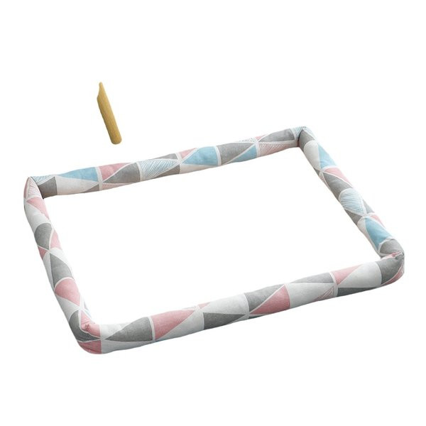 Лятна постелка за кучета с цветен десен