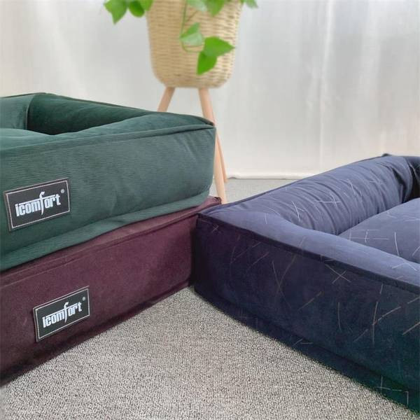 Текстилно кучешко легло в няколко цвята