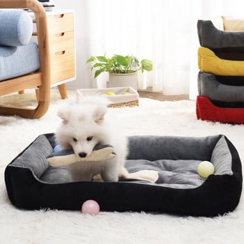 Ζεστό βελούδινο κρεβάτι για σκύλους - πολλά χρώματα