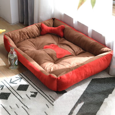 Warm plush dog bed - many colors