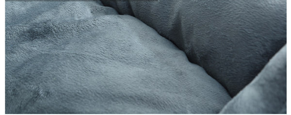 Šilta pliušinė šunų lova - daug spalvų