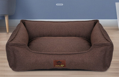 Текстилно легло за кучета с цветен десен