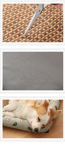 Лятна постелка за кучета с  възглавничка