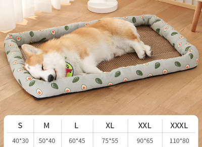 Лятна постелка за кучета с  възглавничка