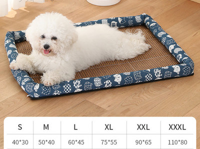 Лятна постелка за кучета с  възглавничка