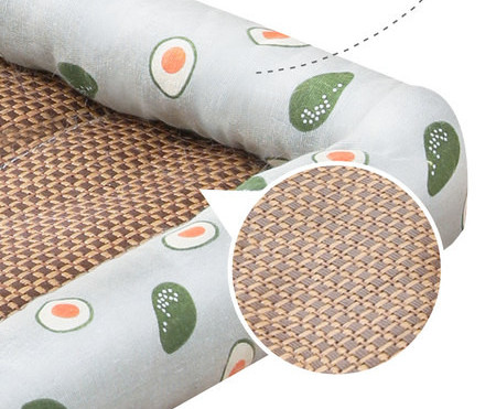 Лятна постелка за кучета с  възглавничка