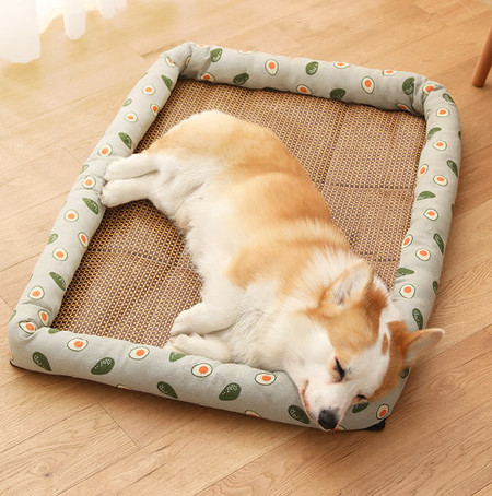 Лятна постелка за кучета с  възглавничка