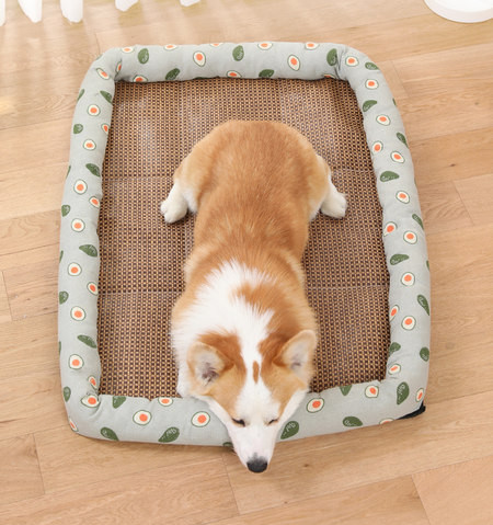 Лятна постелка за кучета с  възглавничка